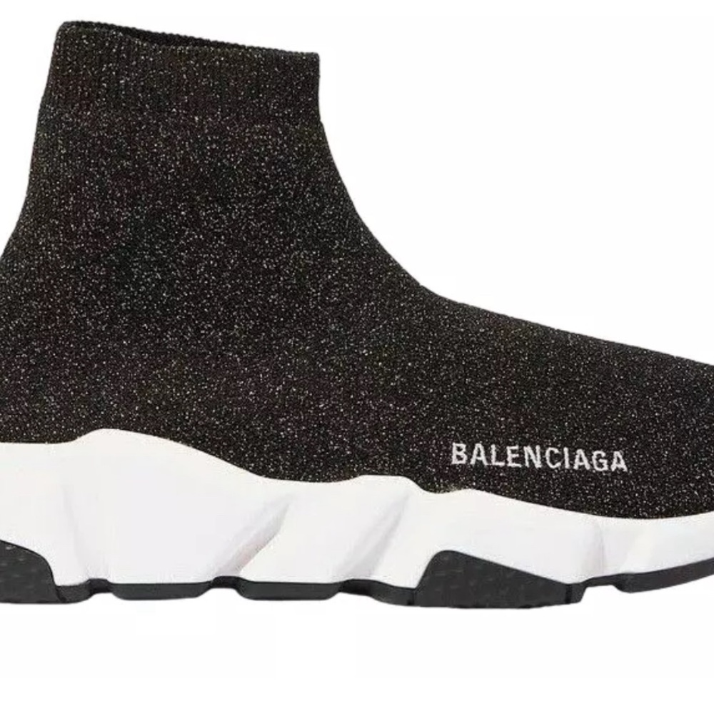 Balenciaga Speed Runners Black and Gold